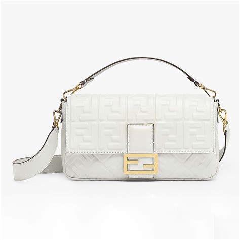 fendi bags white|White Fendi Bags for Women .